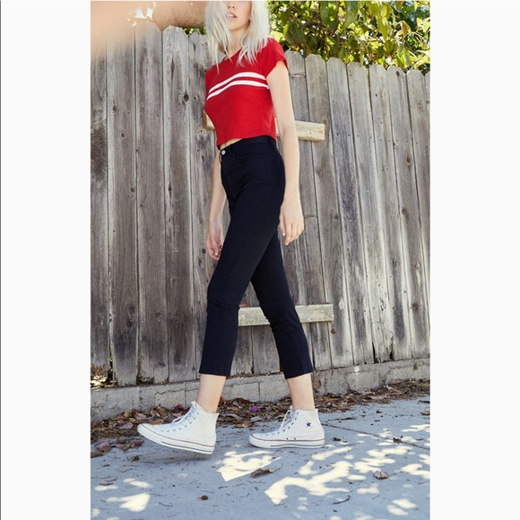 Brandy Melville Jane Pants - solid black - Picture 6 of 7